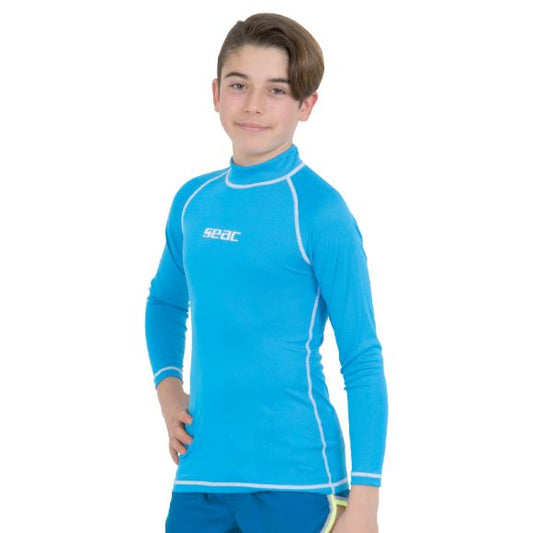 Rash guard Seac sub–Boy T-sun Long - Light Blue